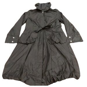 J Jill Elegant Black Women's Rain Coat